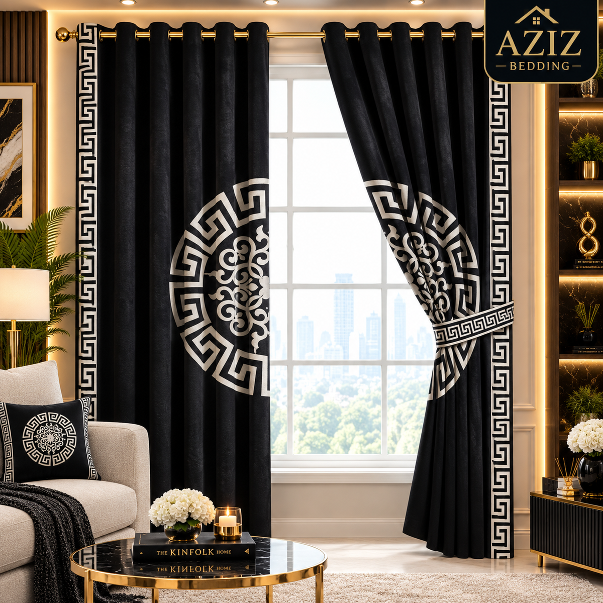 Black Splendid Curtains
