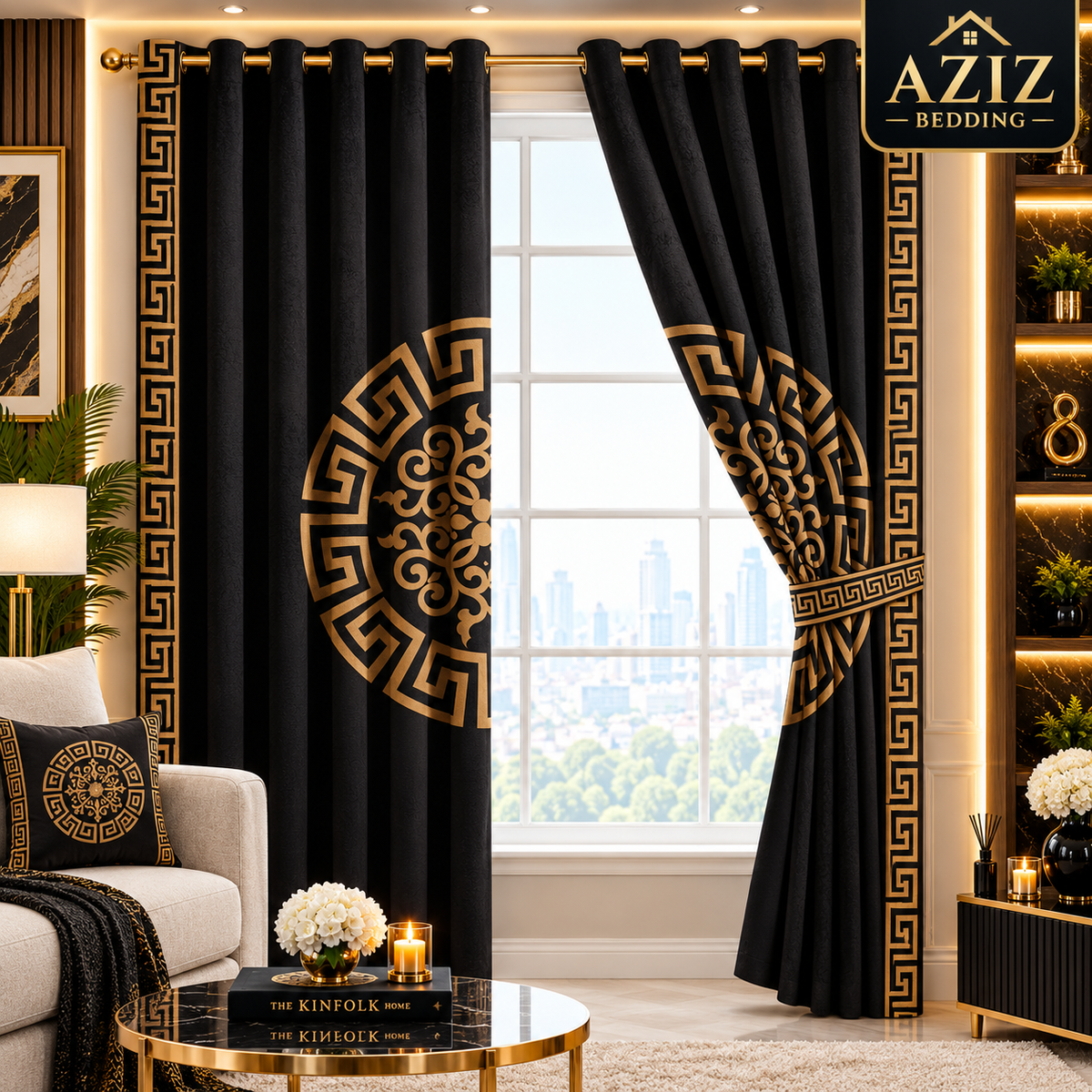 Black Splendid Curtains