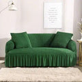 Green Fitted Bubble Sofa Cover