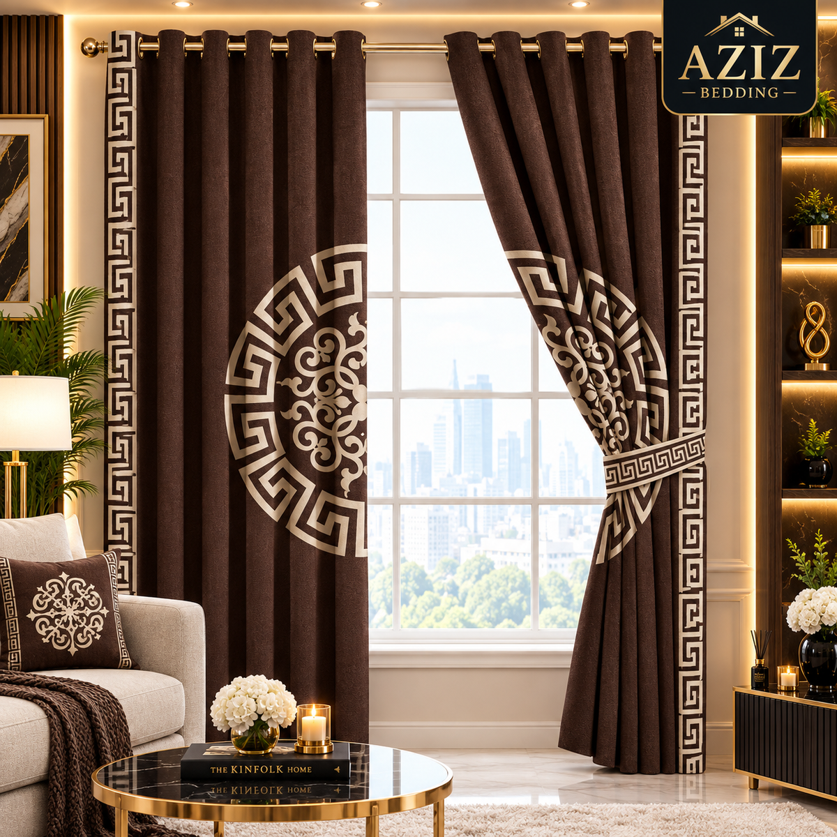 Brown Splendid Curtains