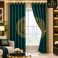 Sea Green Splendid Curtains