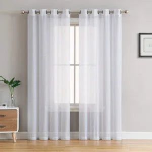 White Sheer Curtains