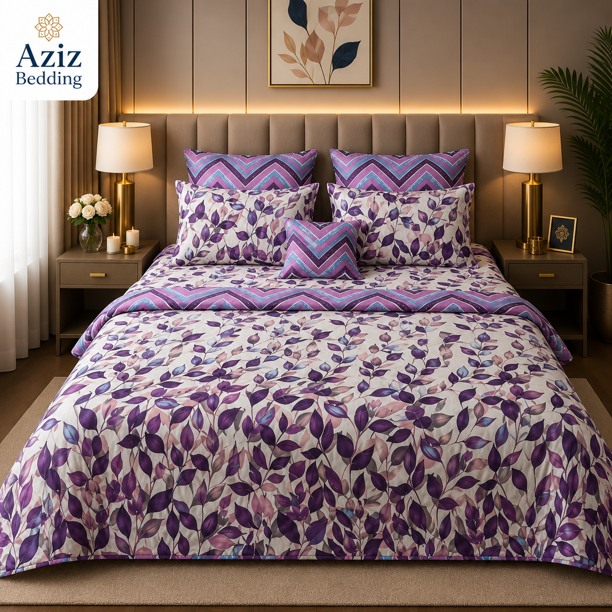 Lavender Luxury 7 Piece Comfort Set