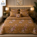 Brown Luxury 7 Piece Comfort Set