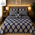 Blue  Luxury 7 Piece Comfort Set