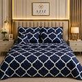Blue Luxury 7 Piece Comfort Set