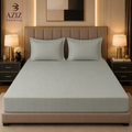 Grey 3 Piece Fitted Sheets Set