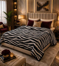 Soft Ac Blanket Black&White