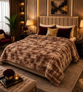 Soft Ac Blanket Brown