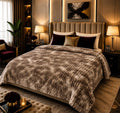 Soft Ac Blanket Light Brown