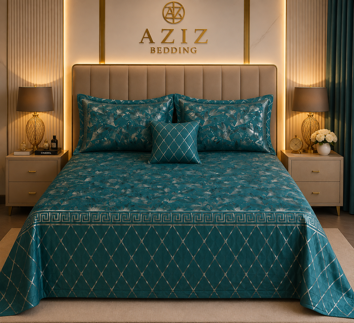 Zinc 3PC Texture Velvet Bedsheet Set
