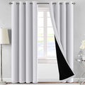 White Jacqauard Curtains
