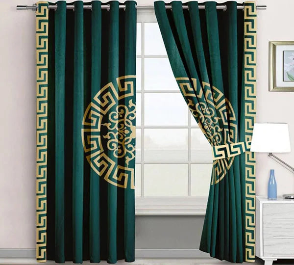 Green Splendid Curtains