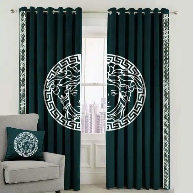 Green Verscase Curtains