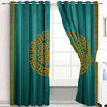 Sea Green Splendid Curtains