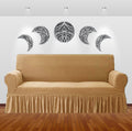 Golden Turkish Sofa Cover