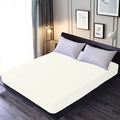 White Plain Waterproof Mattress Cover