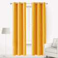 Yellow Jacquarad Plain Curtains