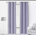 Light Lavender Jacquarad Plain Curtains