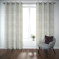 White Jacquarad Doitted Curtains