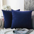 Blue Soft feel Velvet Cushion cover