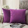 Purple Soft feel Velvet Cushion cover
