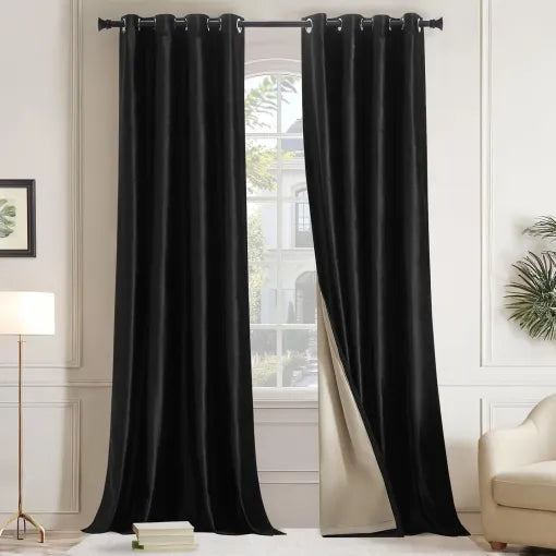 Black Velvet Curtains