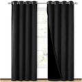 Black Jacqauard Curtains