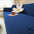 Blue Stripe Jacquard Sofa Cover