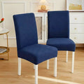 Blue Stripe Jacquard Chair Cover