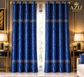 VELVET TAXTURE CURTAIN (BLUE)