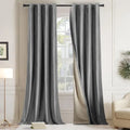 Grey Velvet Curtains