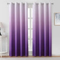 Purple Digital Velvet Curtains