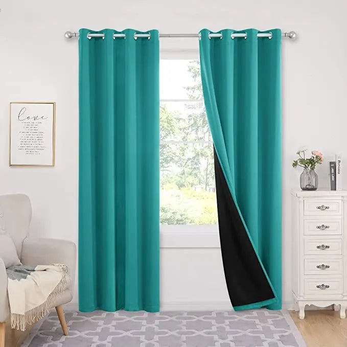 Zinc Jacqauard Curtains